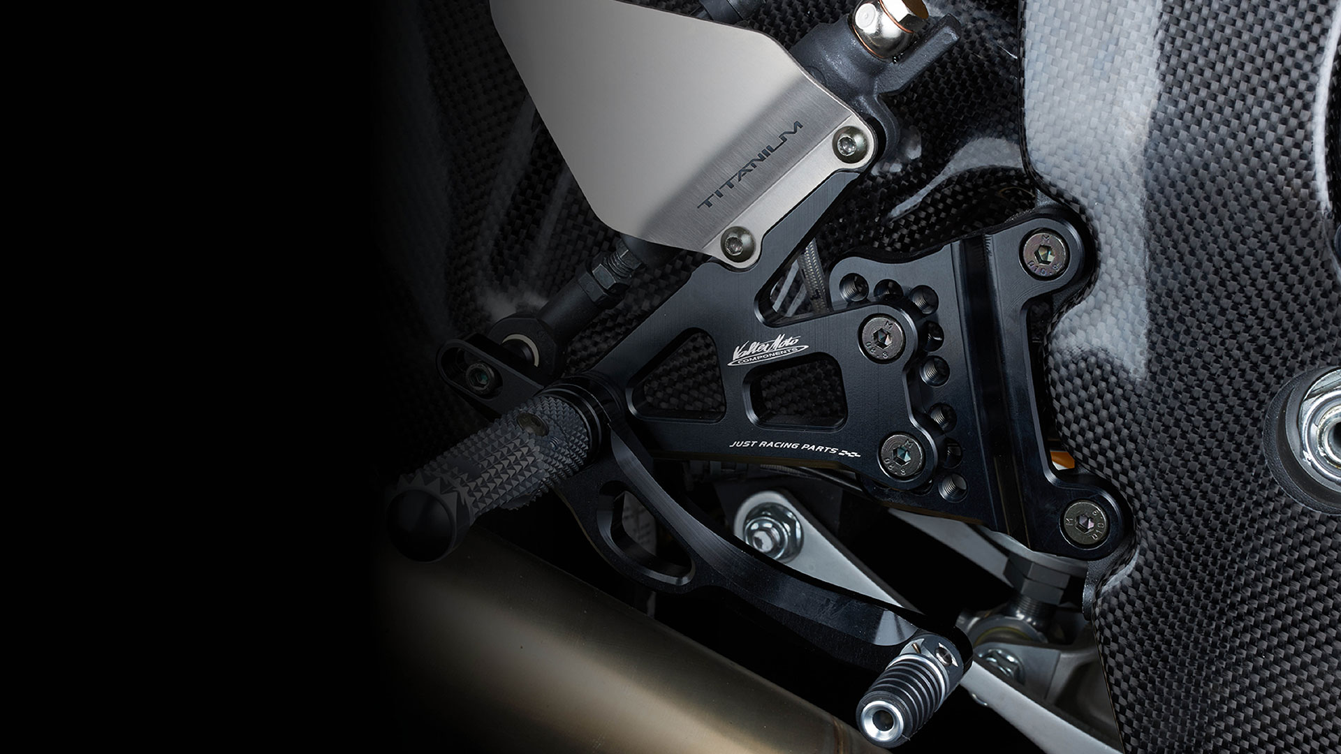 Valter Moto - Faretto LED con kit di montaggio - Nero - eVendor